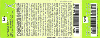 2007 ticket back