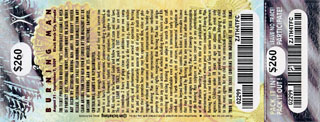 2009 ticket back